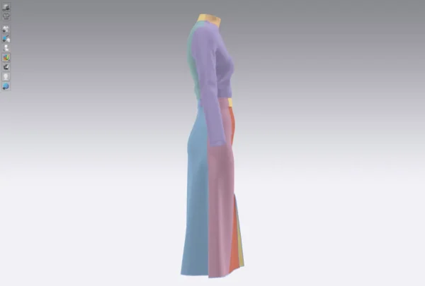 سترة نسائية مع تنورة بيضاء