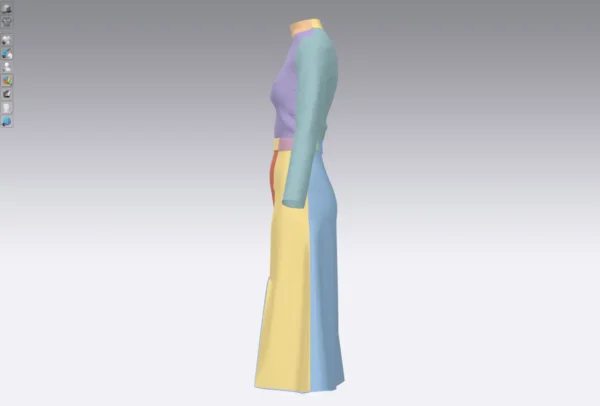 سترة نسائية مع تنورة بيضاء