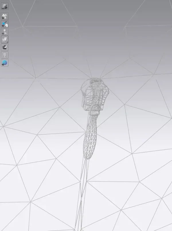 فستان أورجانزا رمادي