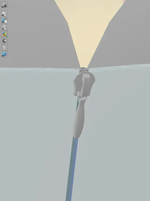 فستان أورجانزا رمادي