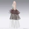 Layered dress with an Arabic Sadu print_Custom_View_18 فستان متعدد الطبقات بطبعة سدو عربي