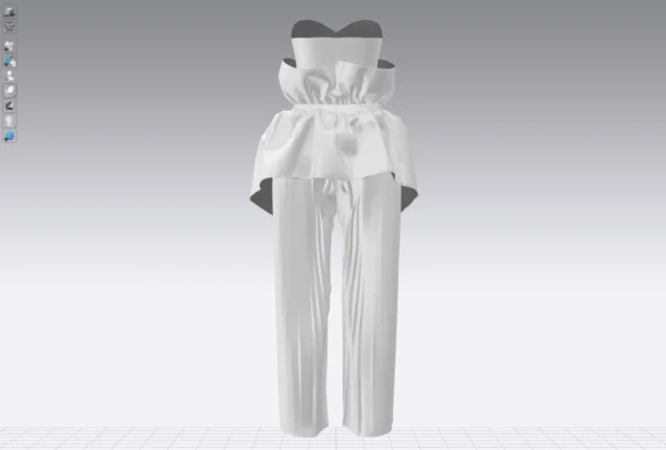 Womens black jumpsuit with an Arabic sadu print_Custom_View_15 جمبسوت أسود نسائي بطبعة السدو العربية