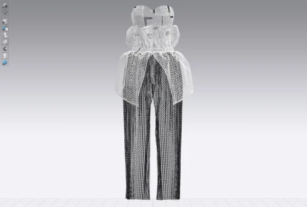 Womens black jumpsuit with an Arabic sadu print_Custom_View_16 جمبسوت أسود نسائي بطبعة السدو العربية