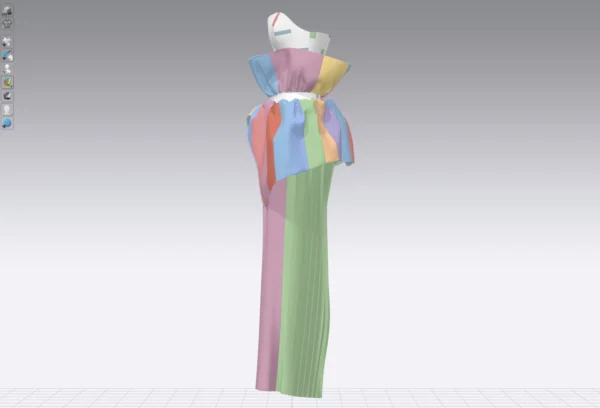 Womens black jumpsuit with an Arabic sadu print_Custom_View_26 جمبسوت أسود نسائي بطبعة السدو العربية