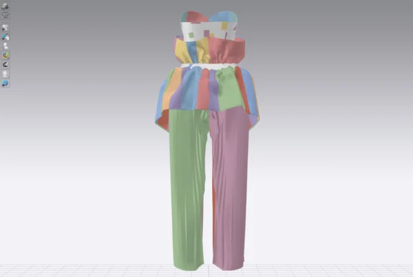 Womens black jumpsuit with an Arabic sadu print_Custom_View_27 جمبسوت أسود نسائي بطبعة السدو العربية