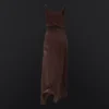 فستان بني منسدل