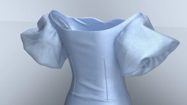 A_Custom_View_4 فستان سهرة أزرق سماوي