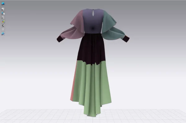 Burgundy Jeweled Evening Dress With Lace_23 فستان سهرة عنابي مرصع بالجواهر مع دانتيل