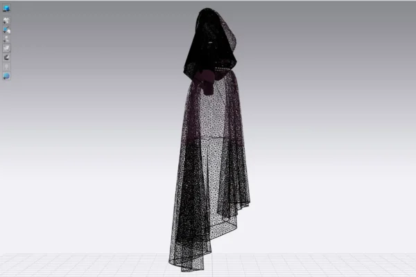 Burgundy Jeweled Evening Dress With Lace_26 فستان سهرة عنابي مرصع بالجواهر مع دانتيل